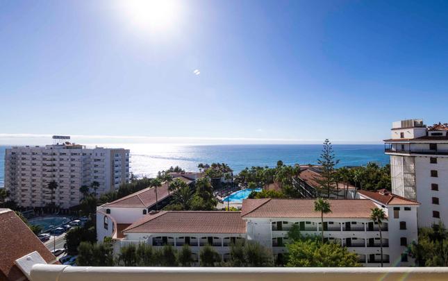 Vistas al mar desde una terraza del hotel